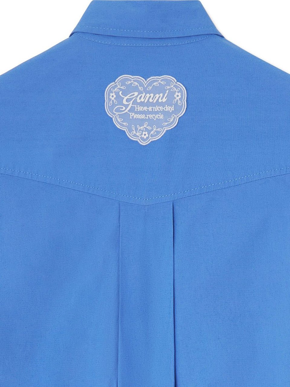 Ganni Dresses Light Blue Blauw