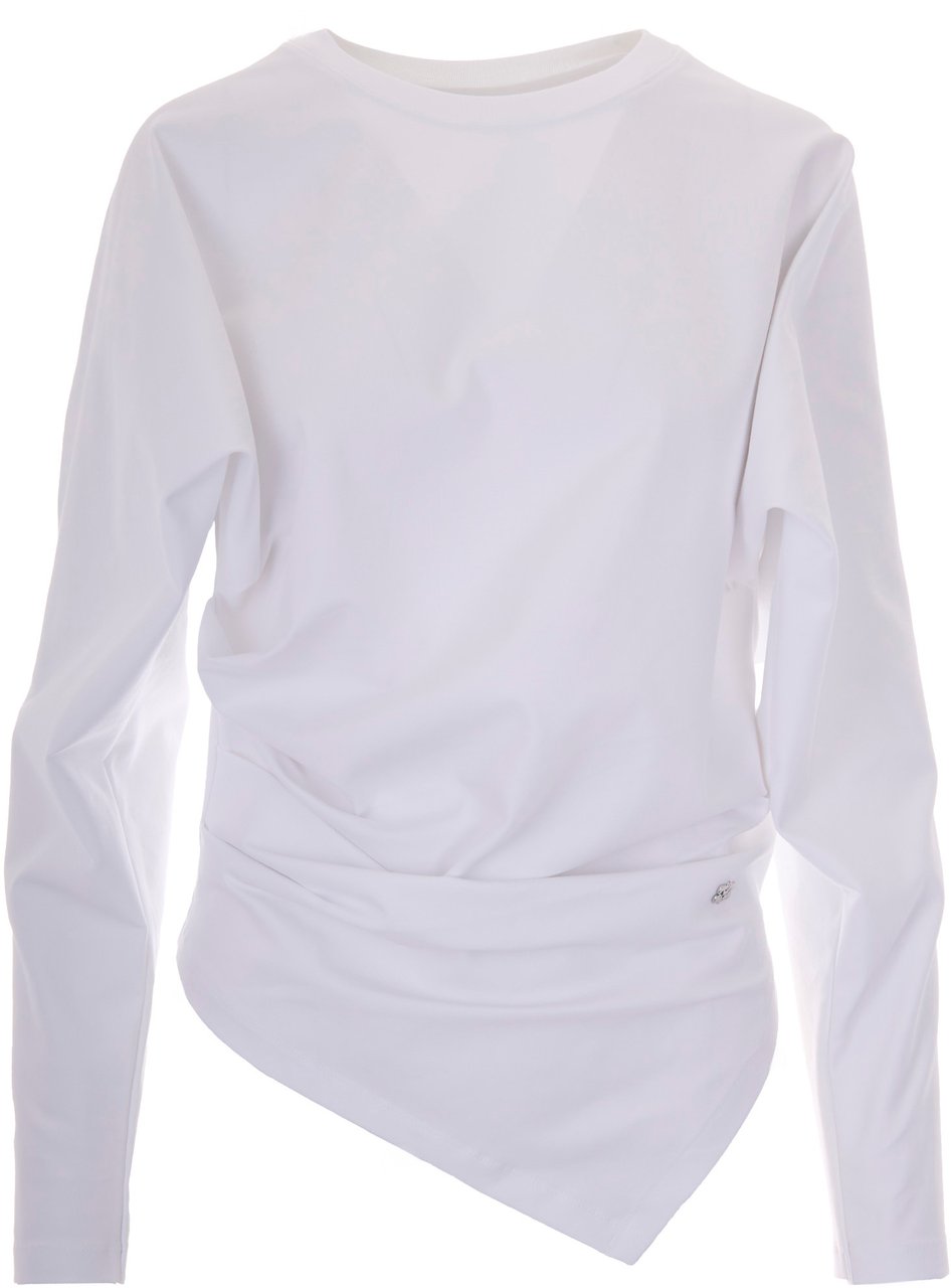Ganni T-Shirts And Polos Bright White Wit