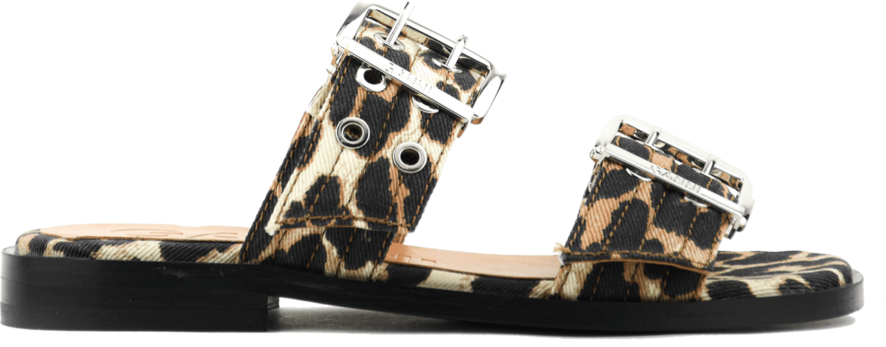 Ganni Slide Leopard Divers
