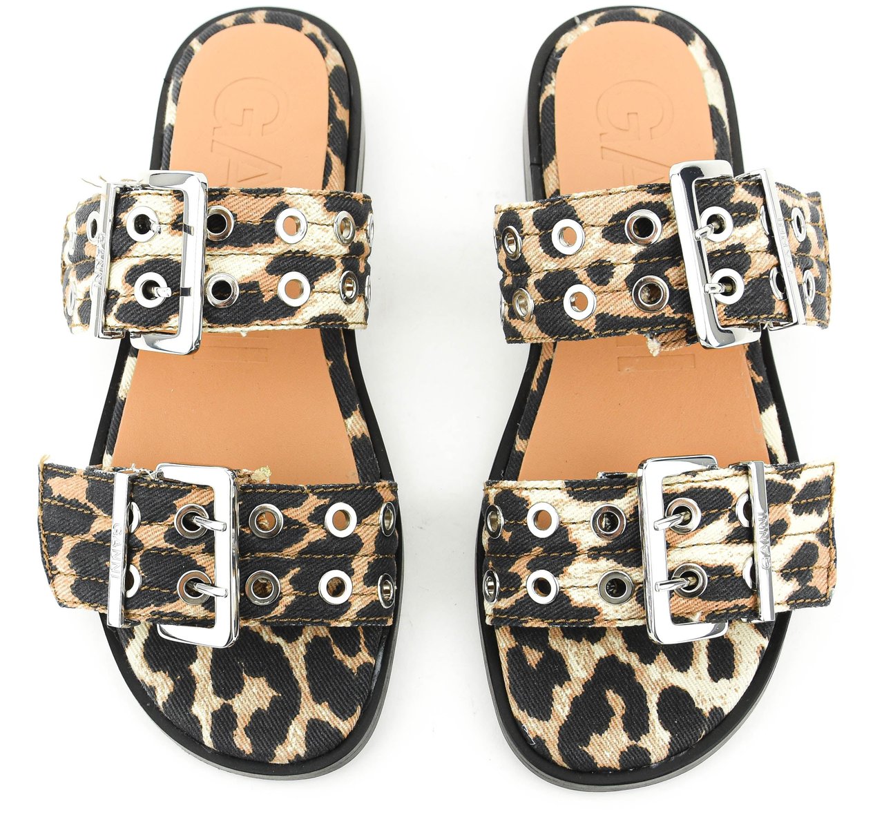 Ganni Slide Leopard Divers