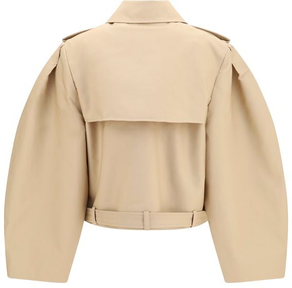 Ganni Beige Cotton Jacket Beige