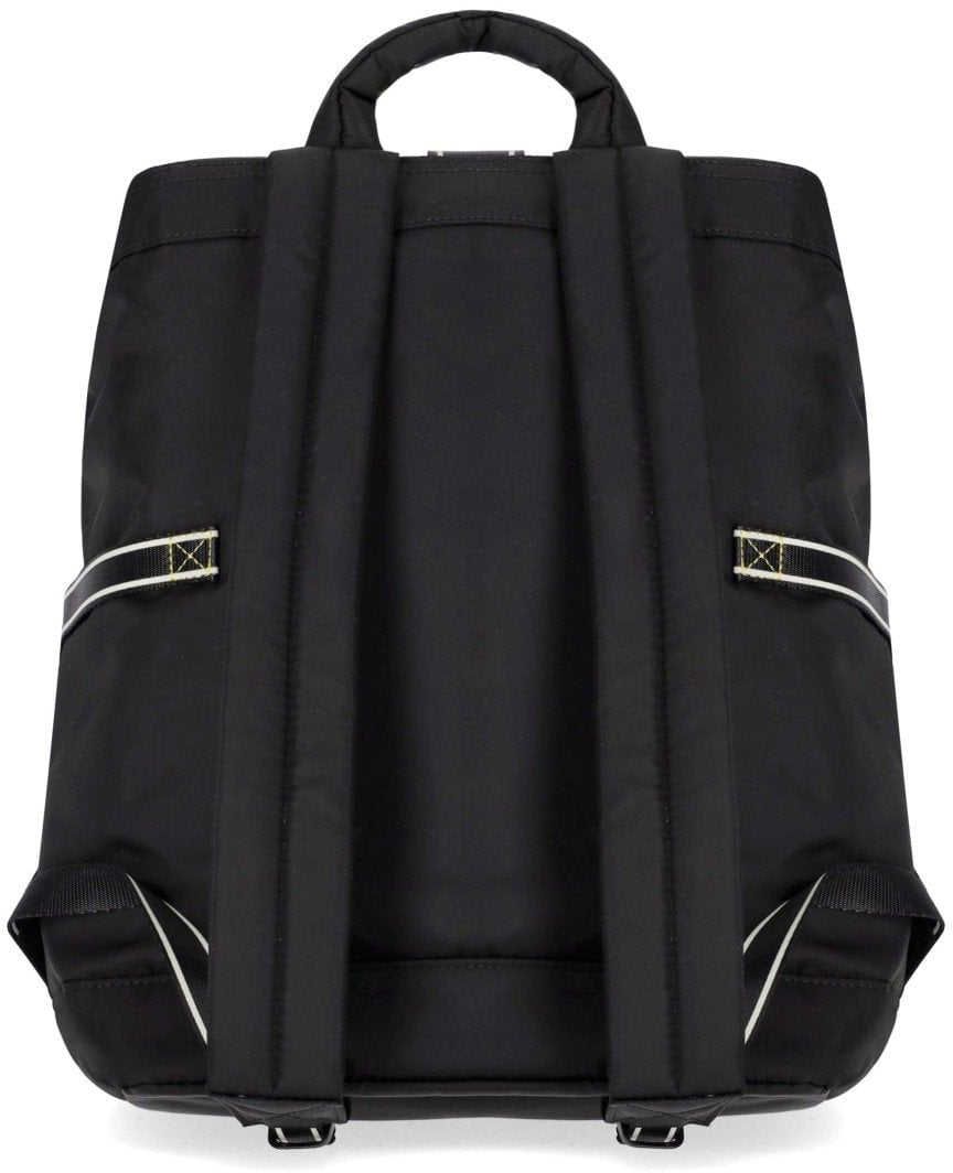 GANNI RE-TECH NYLON BACKPACK Zwart