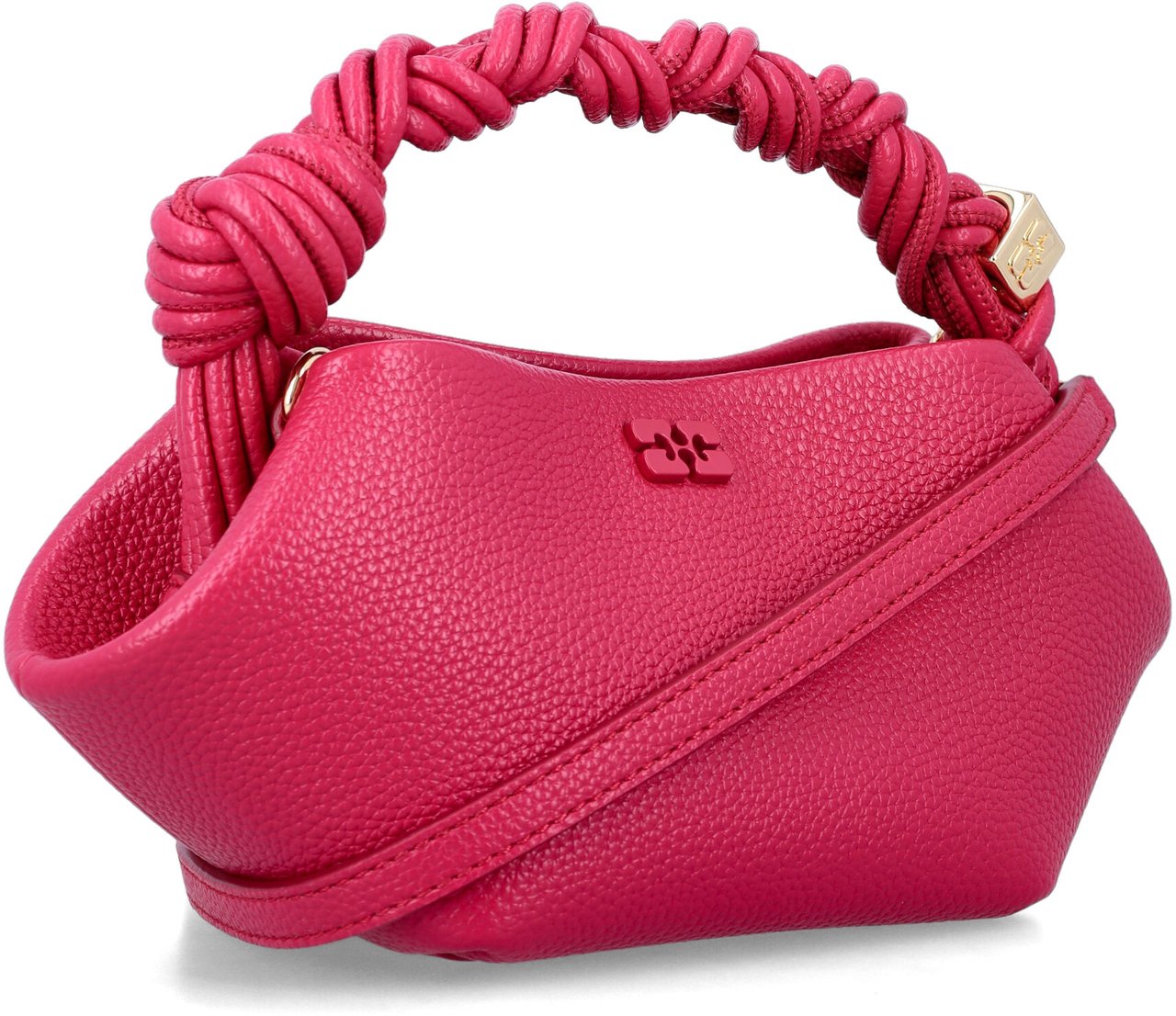 Ganni Bou Mini Grained Persian Red Roze
