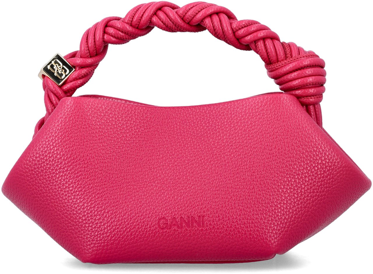 Ganni Bou Mini Grained Persian Red Roze