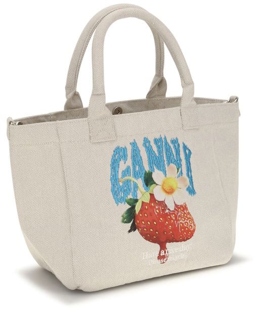 Ganni Beige Polyester Shoulder Bag Beige