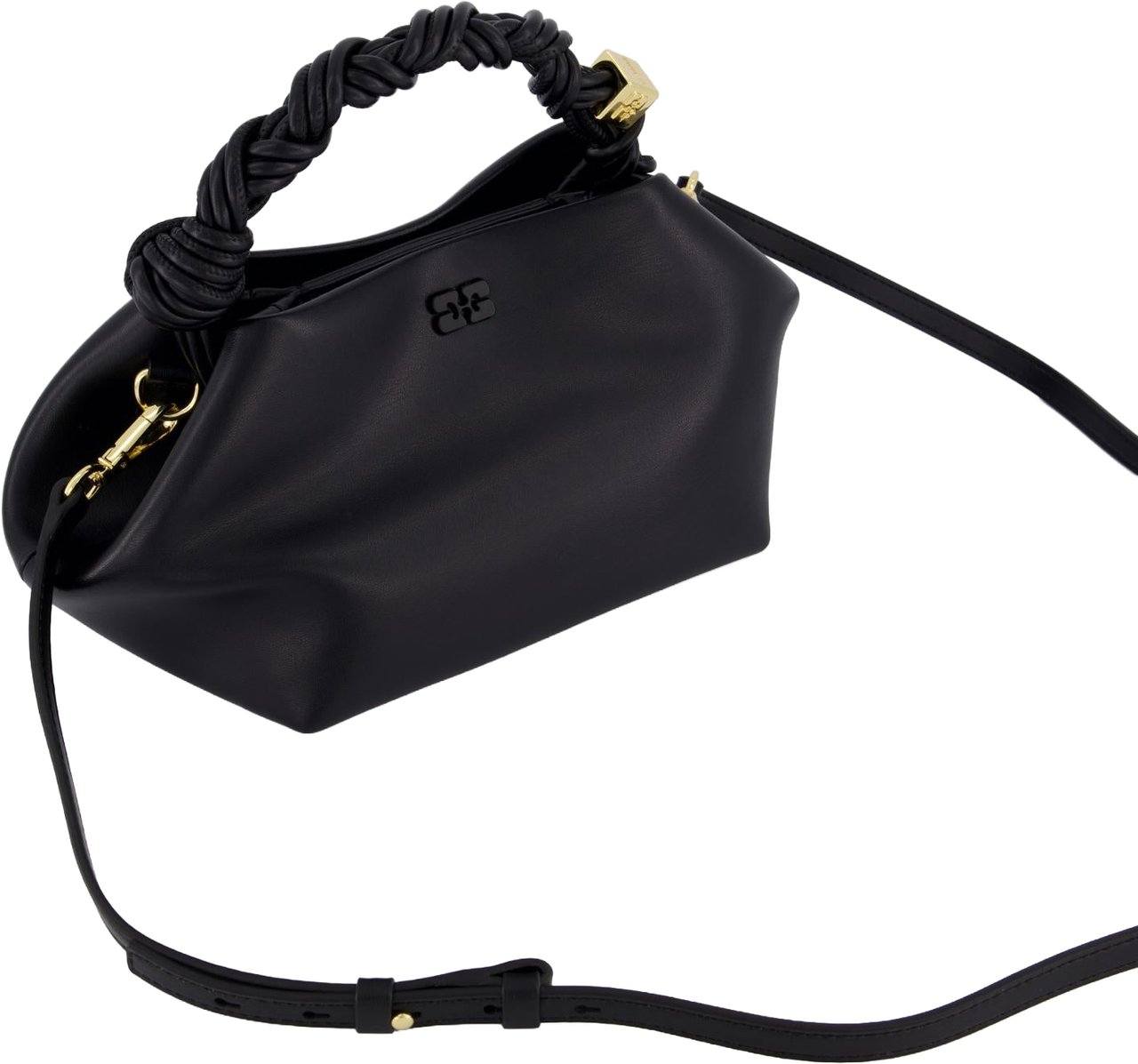 Ganni Dames Bou Bag Small Zwart Zwart
