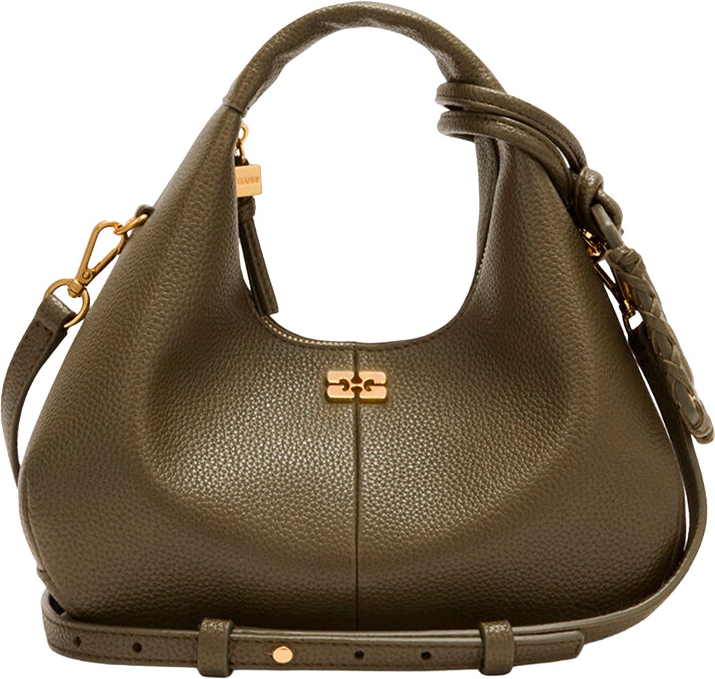 Ganni Bags Military Olive Donkergroen