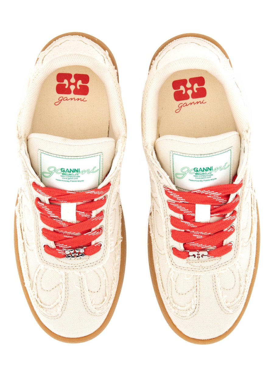 Ganni 08 CANVAS SNEAKER Wit