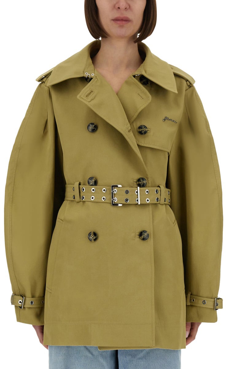 Ganni TRENCH MIDI Beige