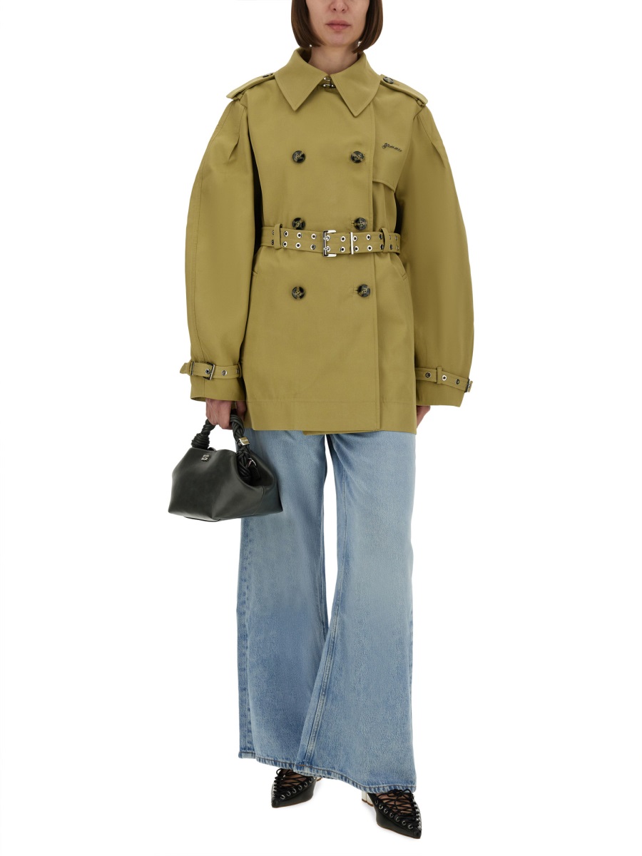Ganni TRENCH MIDI Beige