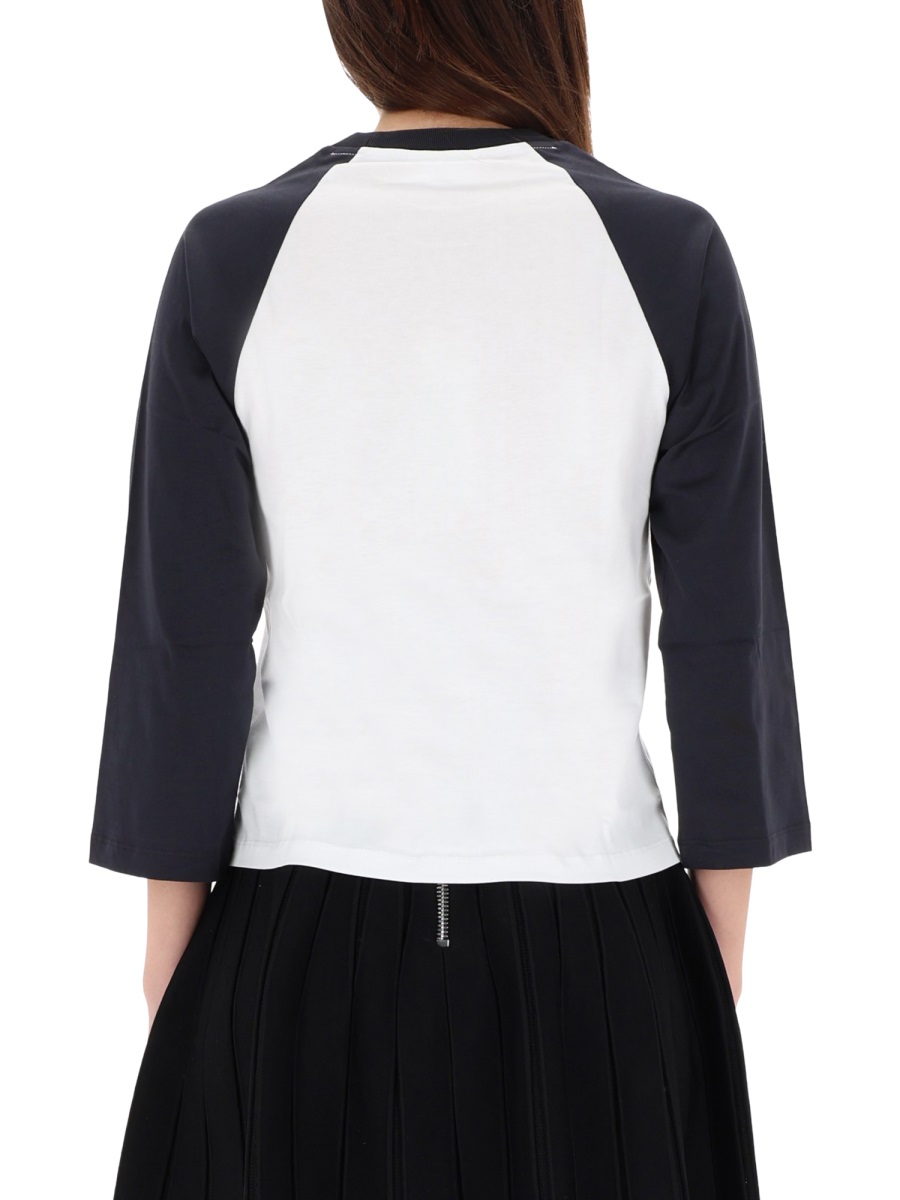 Ganni CROPPED "KITTY" T-SHIRT Wit