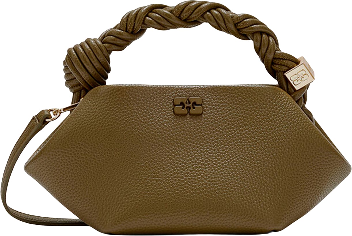 Ganni Bags Military Olive Donkergroen