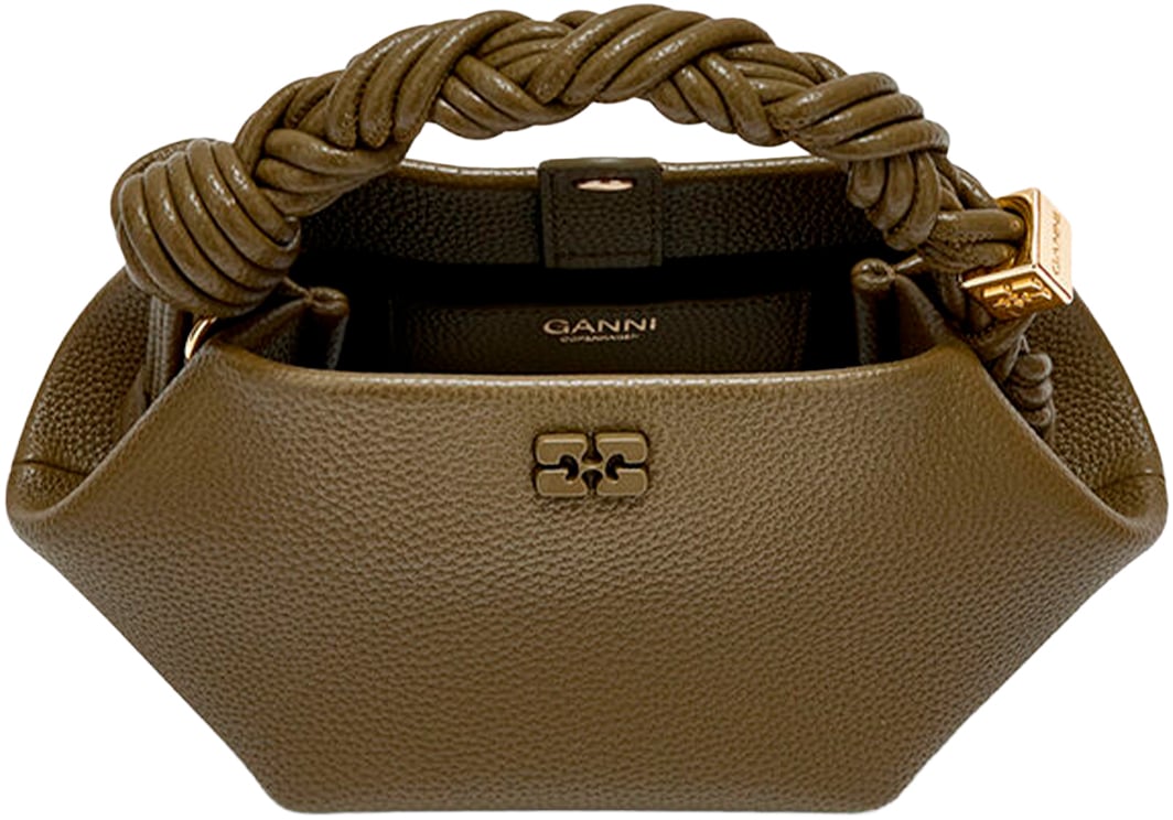 Ganni Bags Military Olive Donkergroen