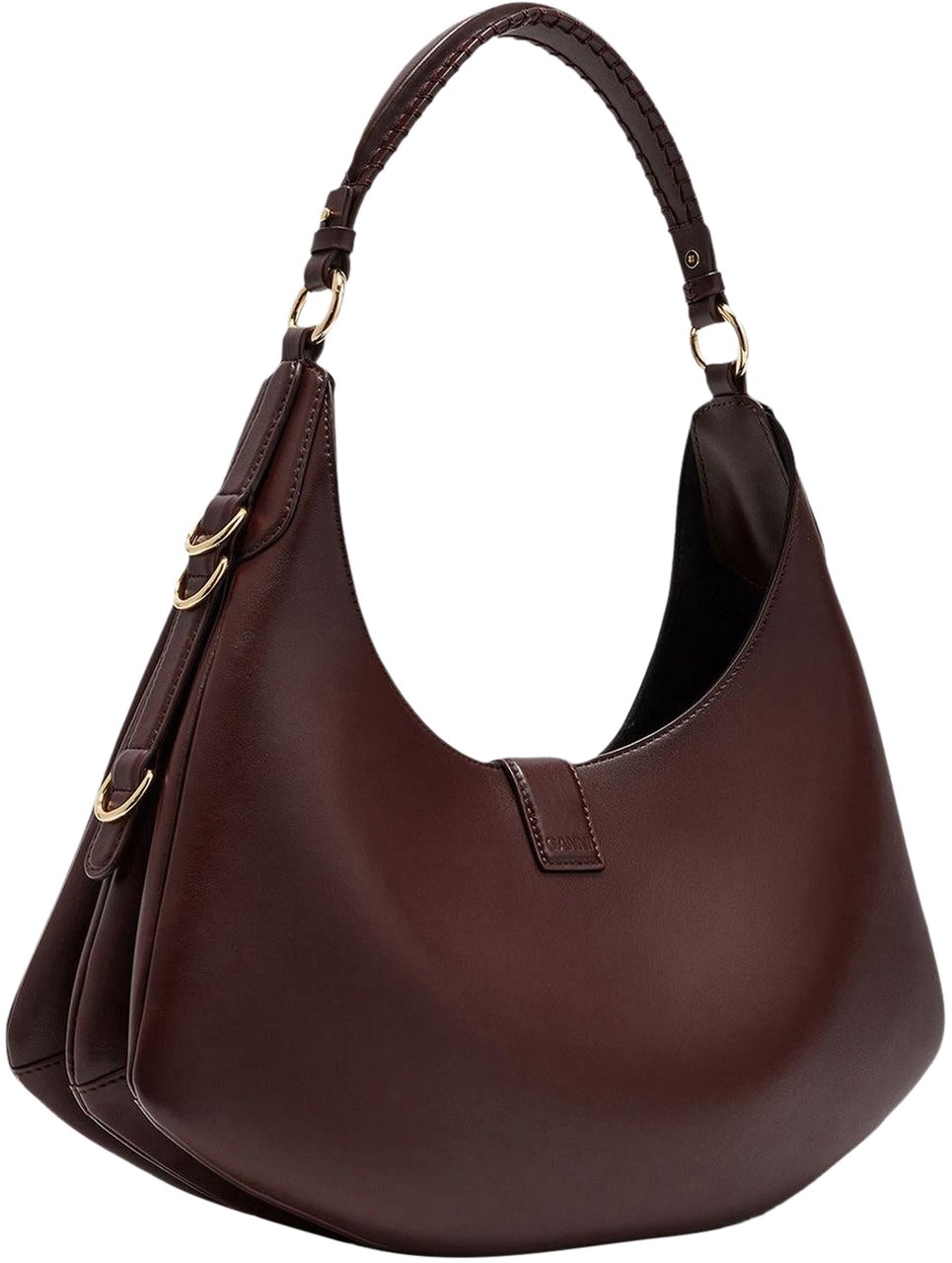 Ganni Dames Kat Bag Small Bruin Bruin