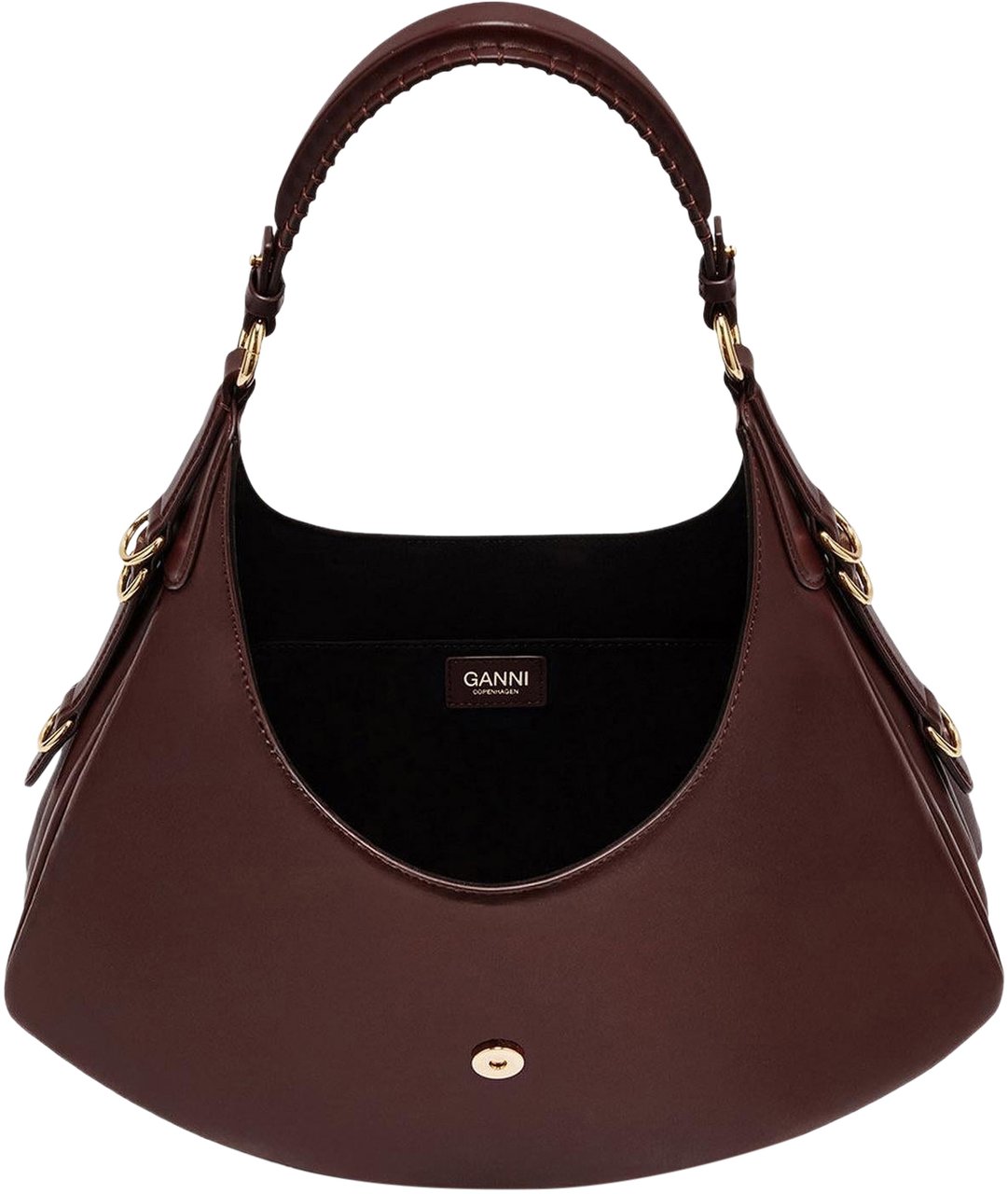 Ganni Dames Kat Bag Small Bruin Bruin