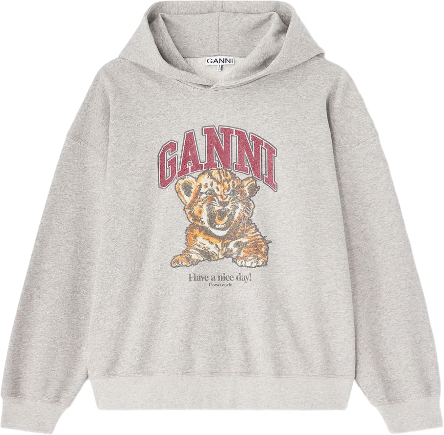 Ganni Sweaters Grey Lichtgrijs