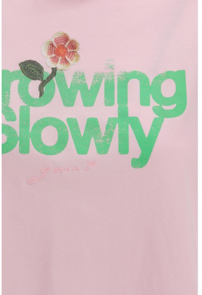 Ganni Multicolor Cotton T-Shirt Divers