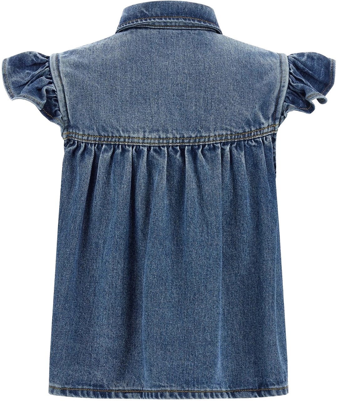Ganni Top Tint Wash Blauw