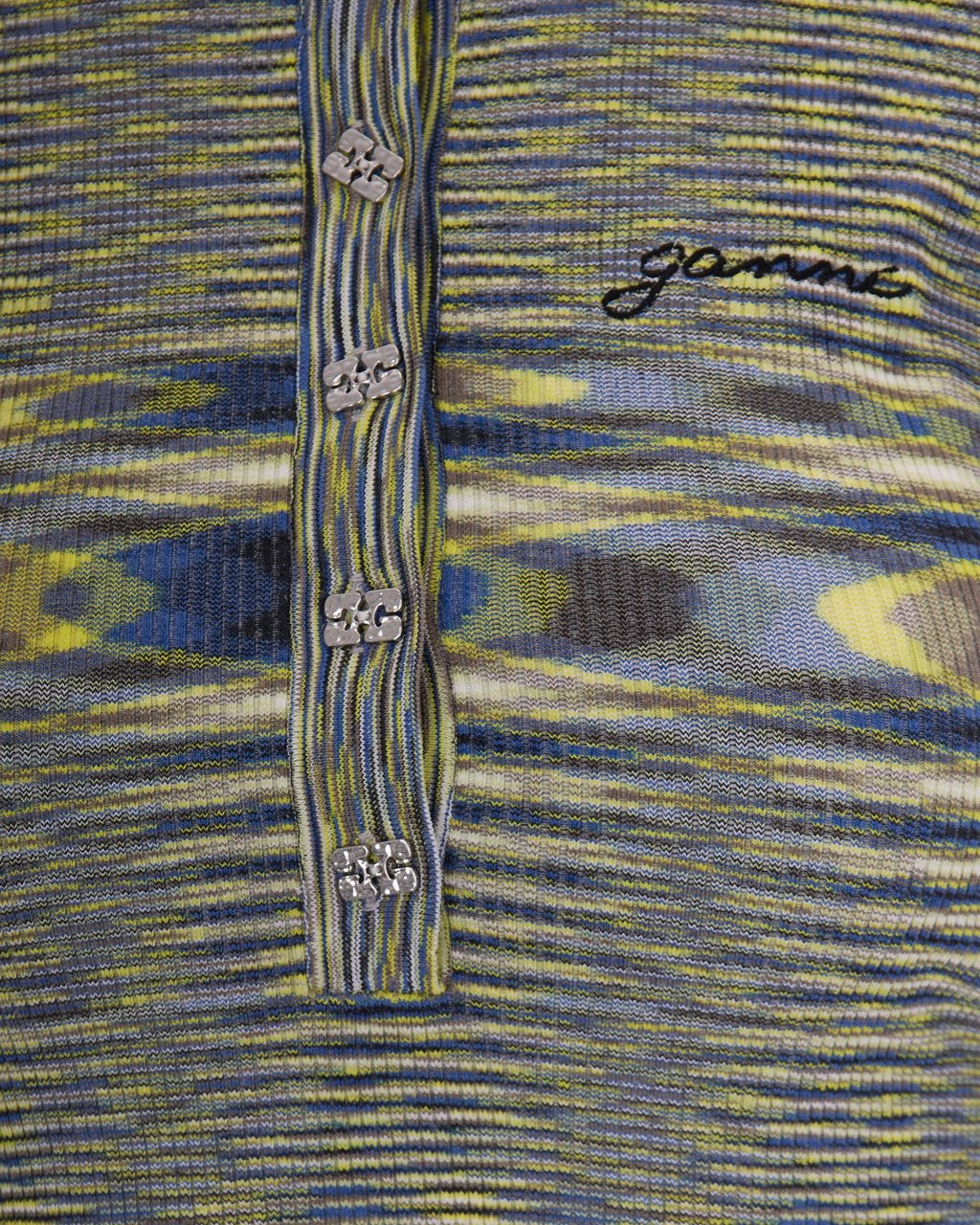 Ganni T-Shirts And Polos Blazing Yellow Geel