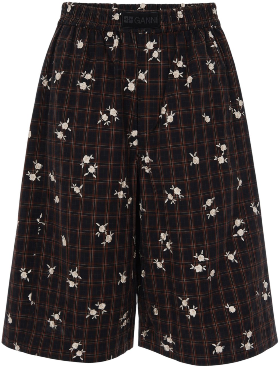 Ganni Shorts Cappuccino Bruin