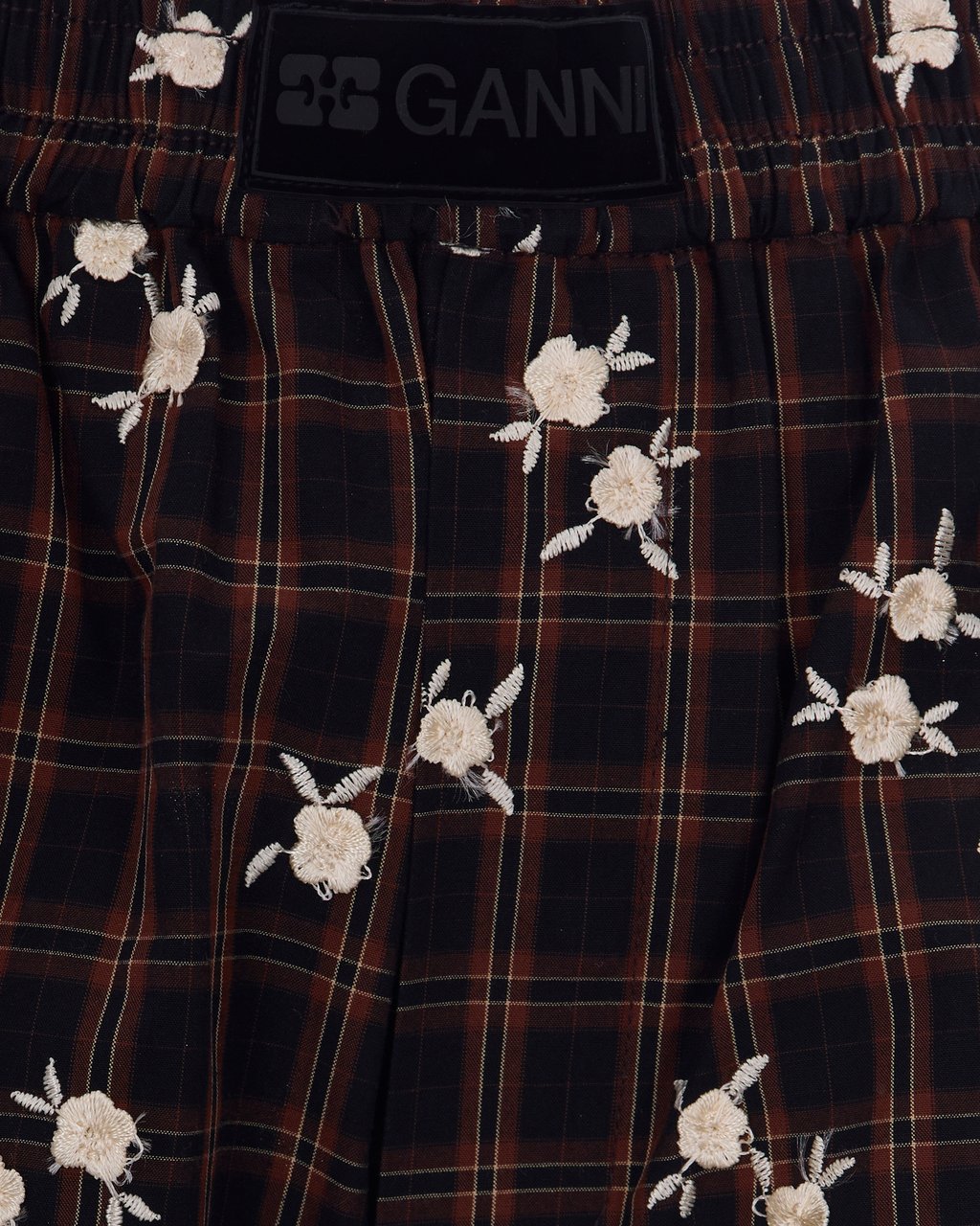 Ganni Shorts Cappuccino Bruin