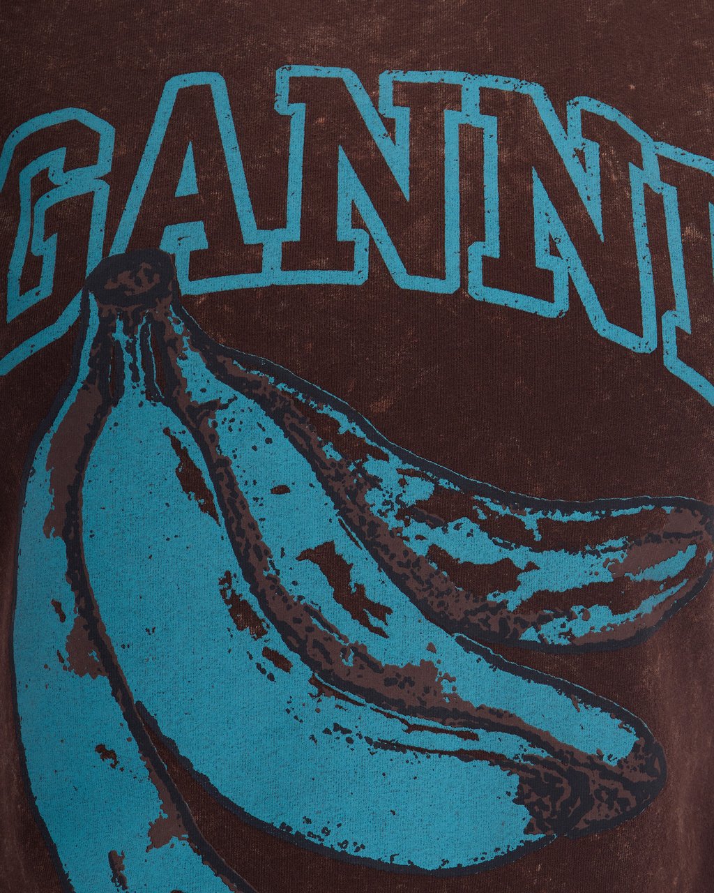 Ganni T-Shirts And Polos Chicory Coffee Bruin
