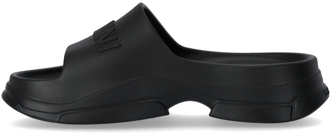Ganni GANNI POOL SLIDE SANDAL Zwart