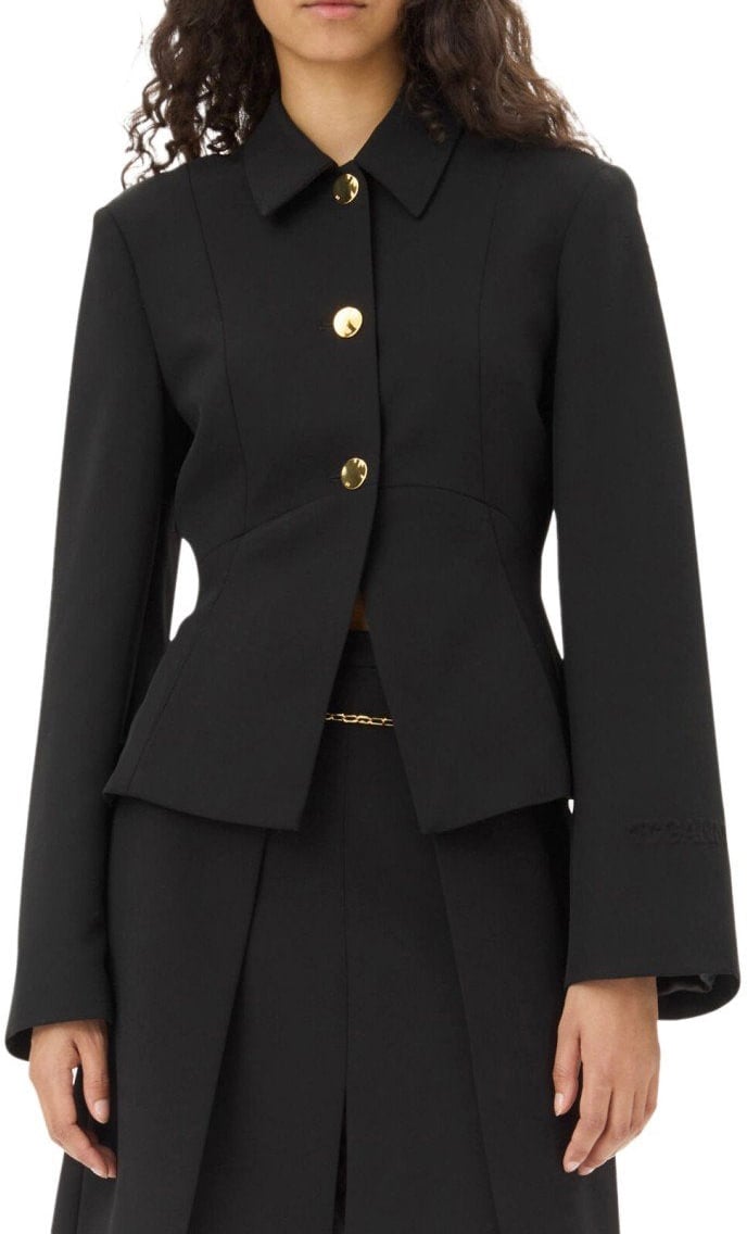 Ganni GANNI JACKET Zwart