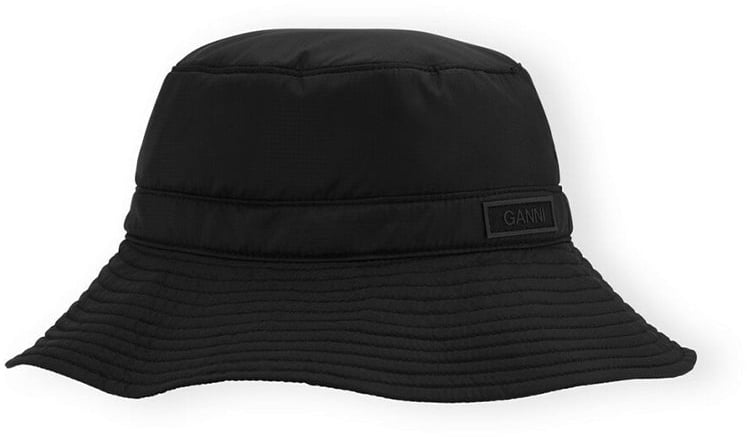 Ganni GANNI BUCKET HAT Zwart