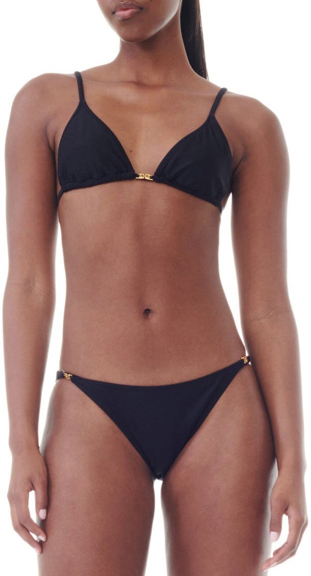 Ganni GANNI LUREX BIKINI TOP Zwart