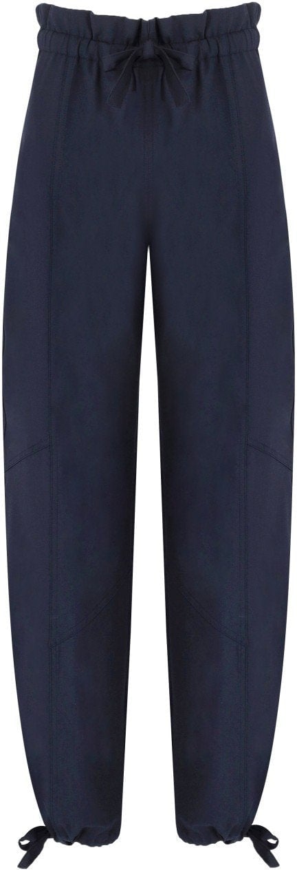 Ganni GANNI DRAWSTRING PANTS Blauw