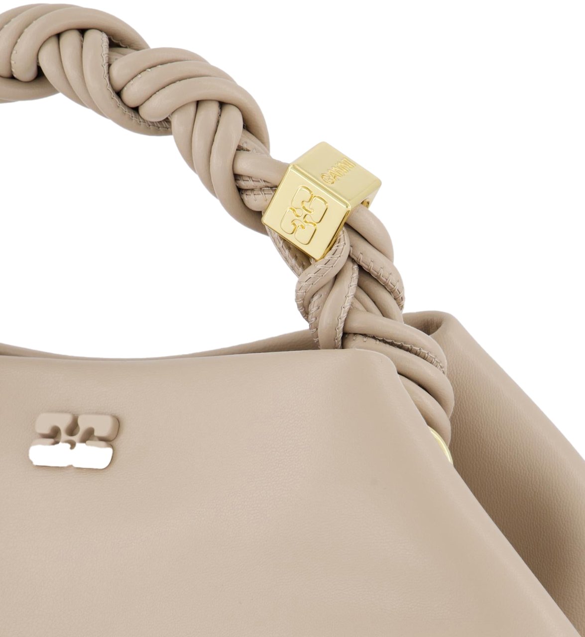 Ganni Dames Bou Bag Small Beige Beige