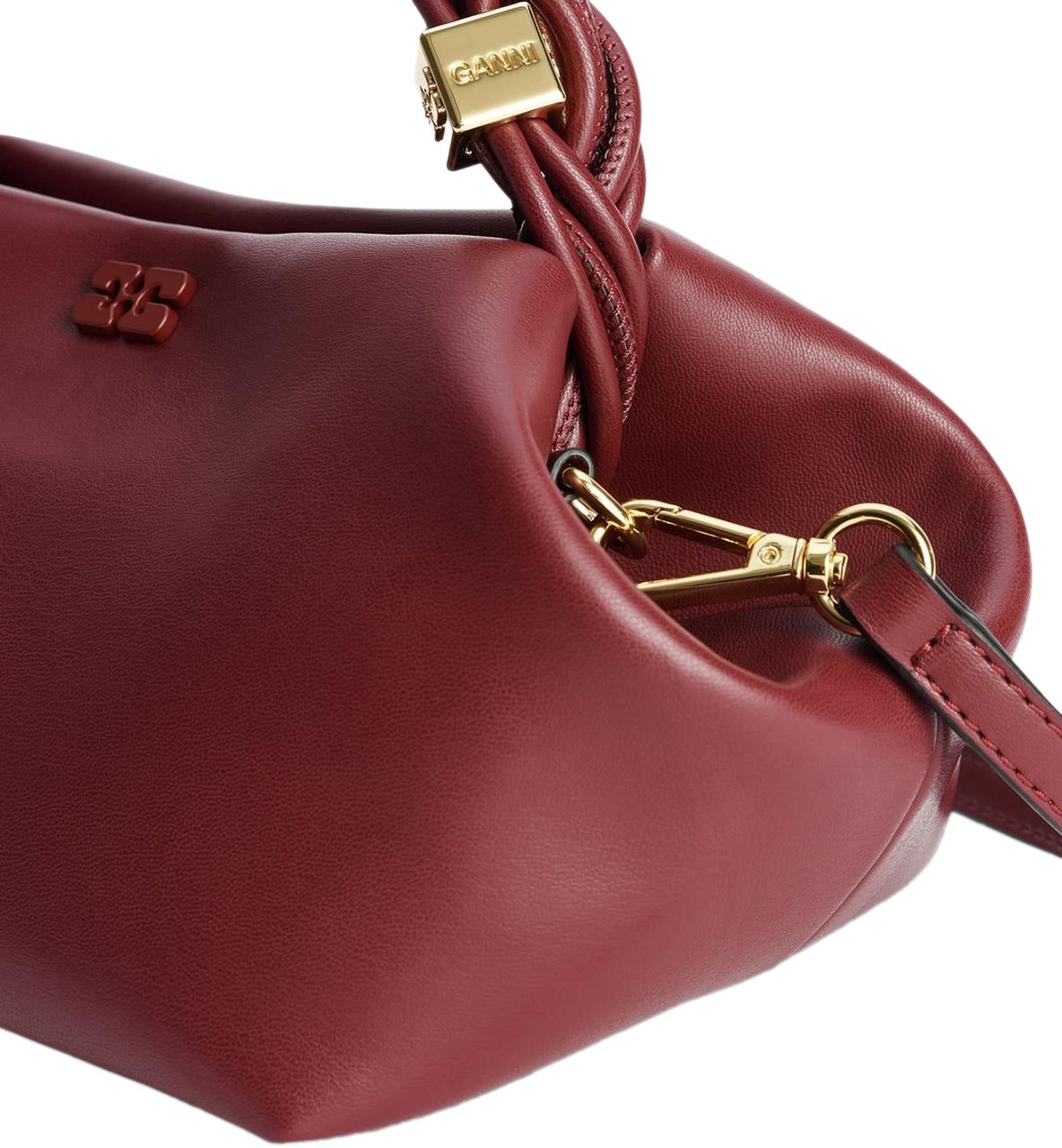 Ganni Dames Bou Bag Small Rood