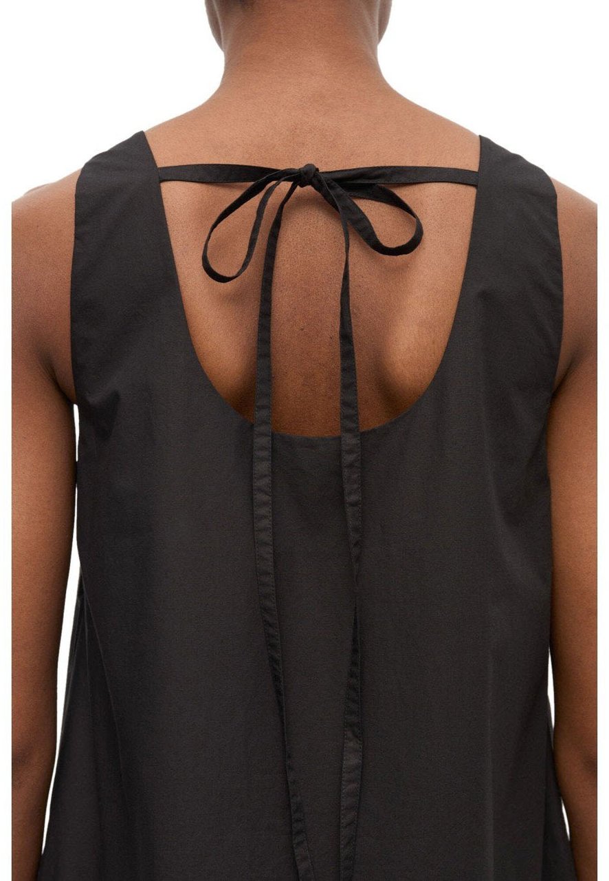 Ganni GANNI RUFFLED DRESS Zwart