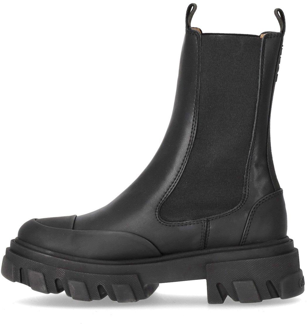 Ganni GANNI MID CHELSEA BOOT Zwart