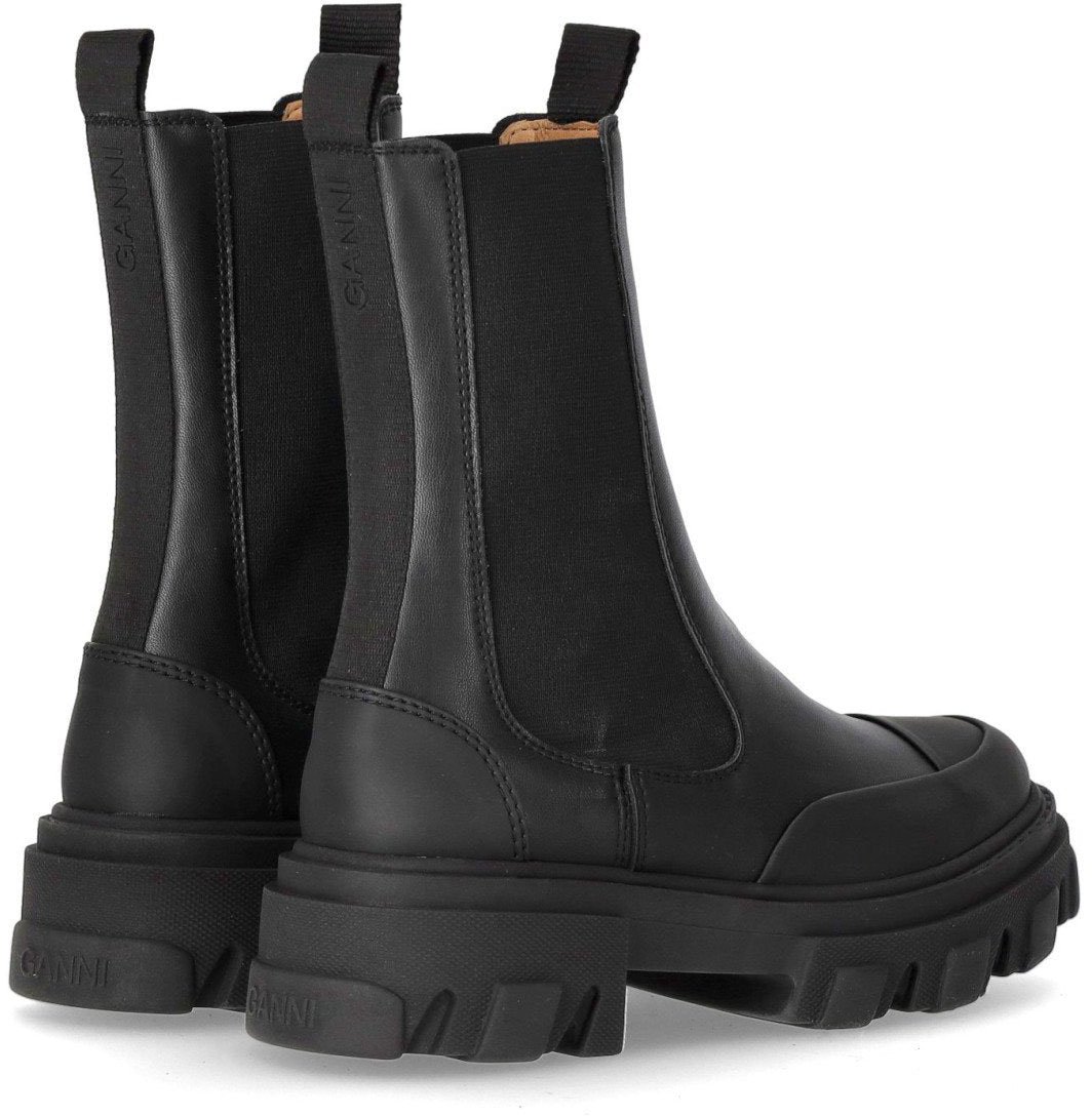 Ganni GANNI MID CHELSEA BOOT Zwart