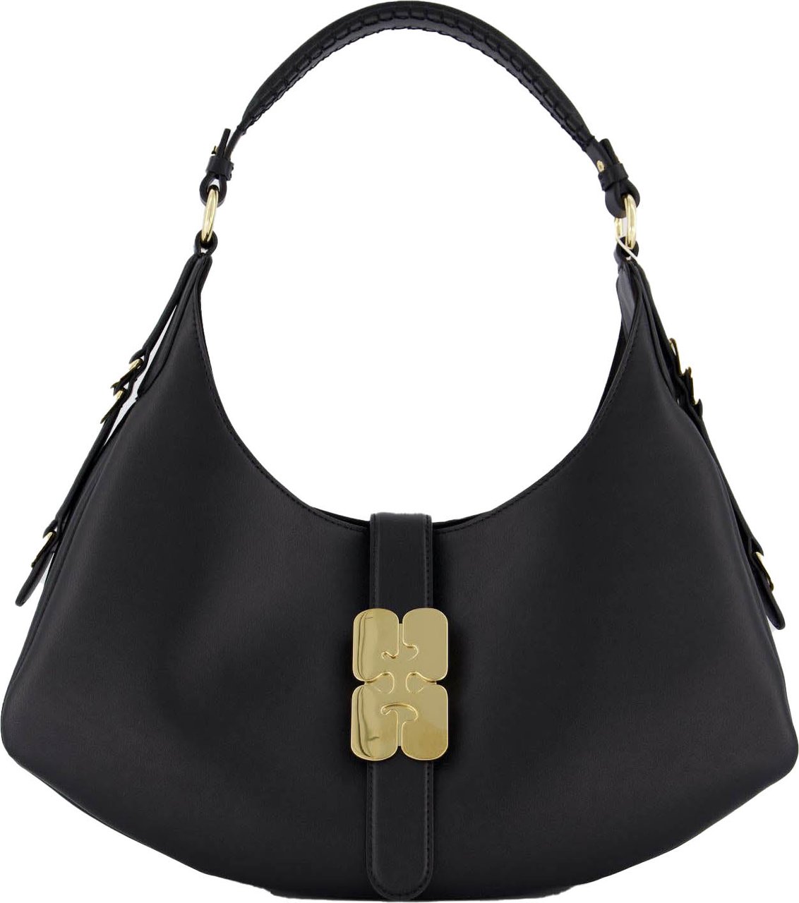 Ganni Dames Kat Bag Small Zwart Zwart