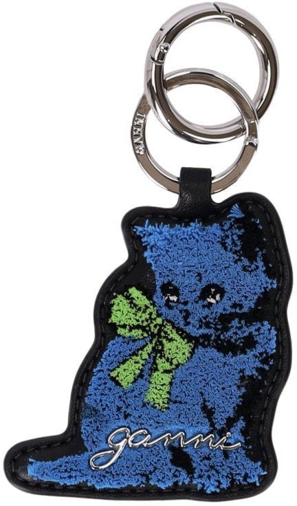 Ganni GANNI PUPPY KEYCHAIN Blauw