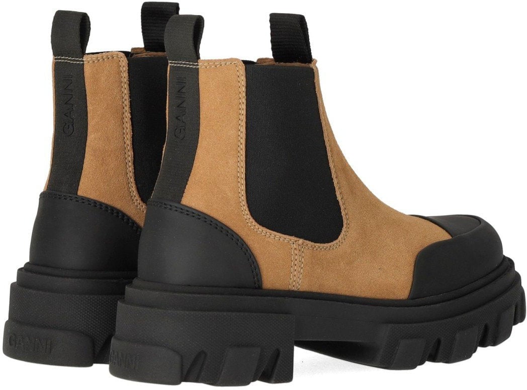 Ganni GANNI COGNAC CHELSEA BOOT Beige