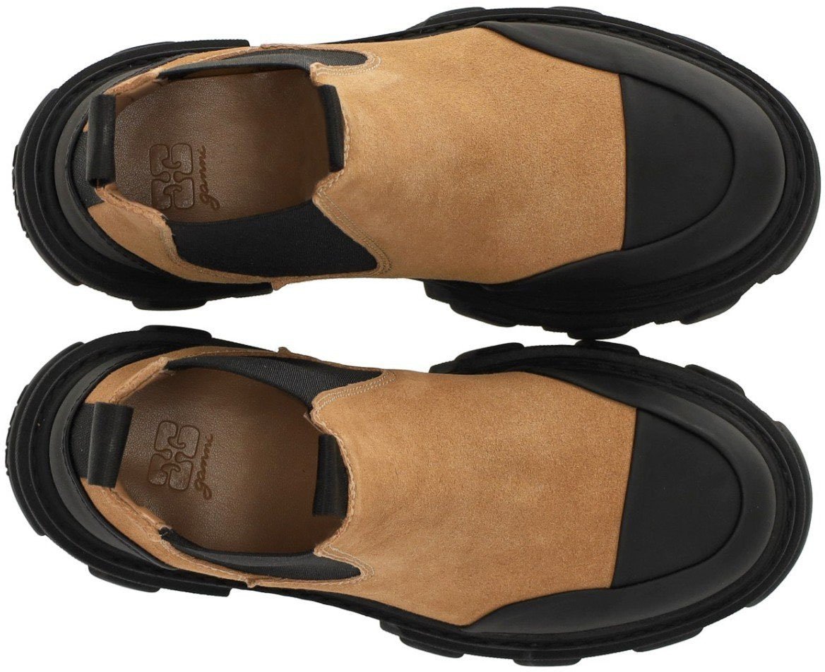Ganni GANNI COGNAC CHELSEA BOOT Beige