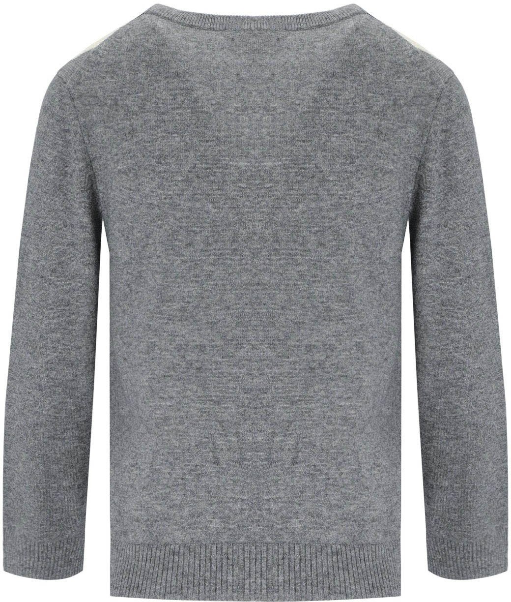 Ganni GANNI GREY DIAMOND CARDIGAN Grijs