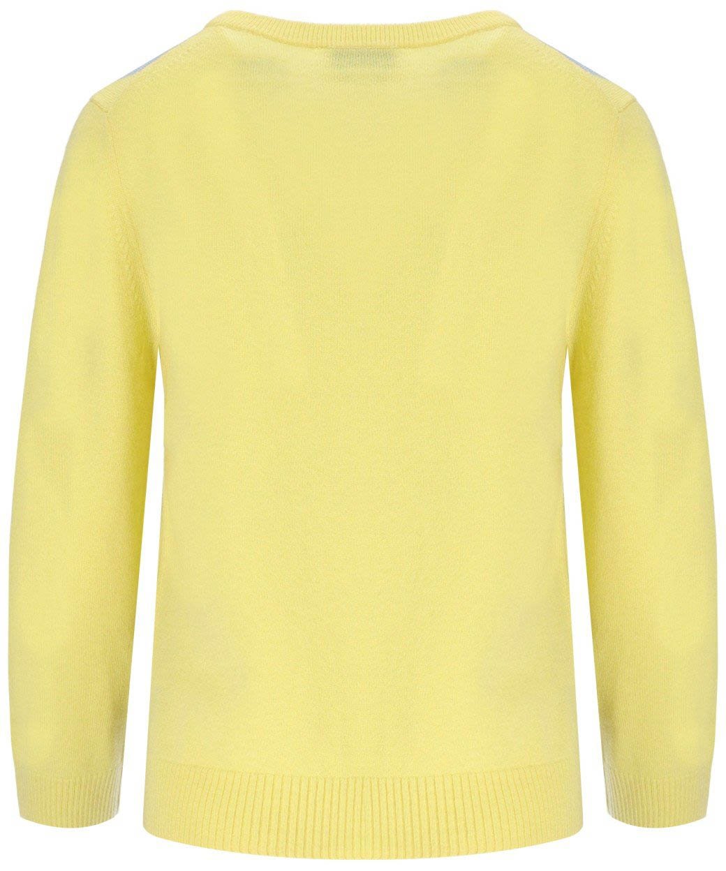 Ganni GANNI DIAMOND CARDIGAN Geel