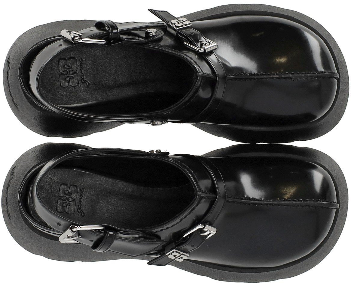 Ganni GANNI PLATFORM CLOG Zwart