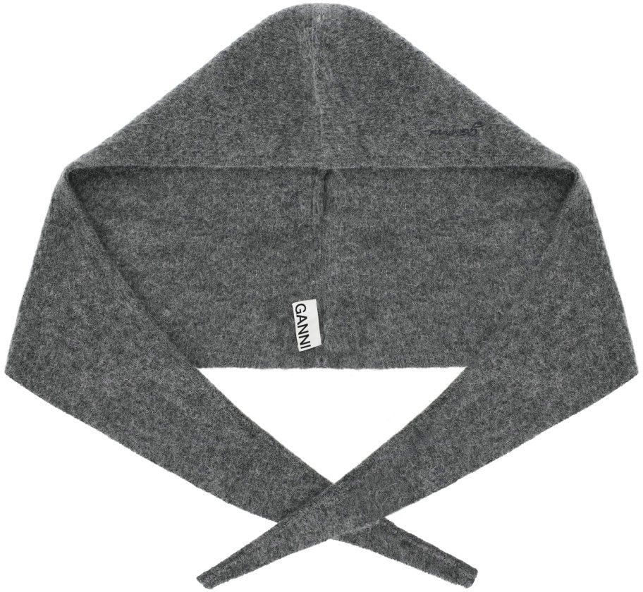 Ganni GANNI GREY BALACLAVA Grijs