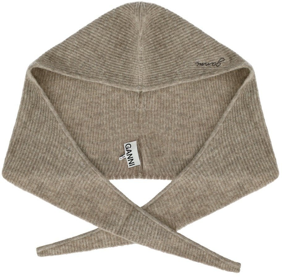 Ganni GANNI BALACLAVA Beige