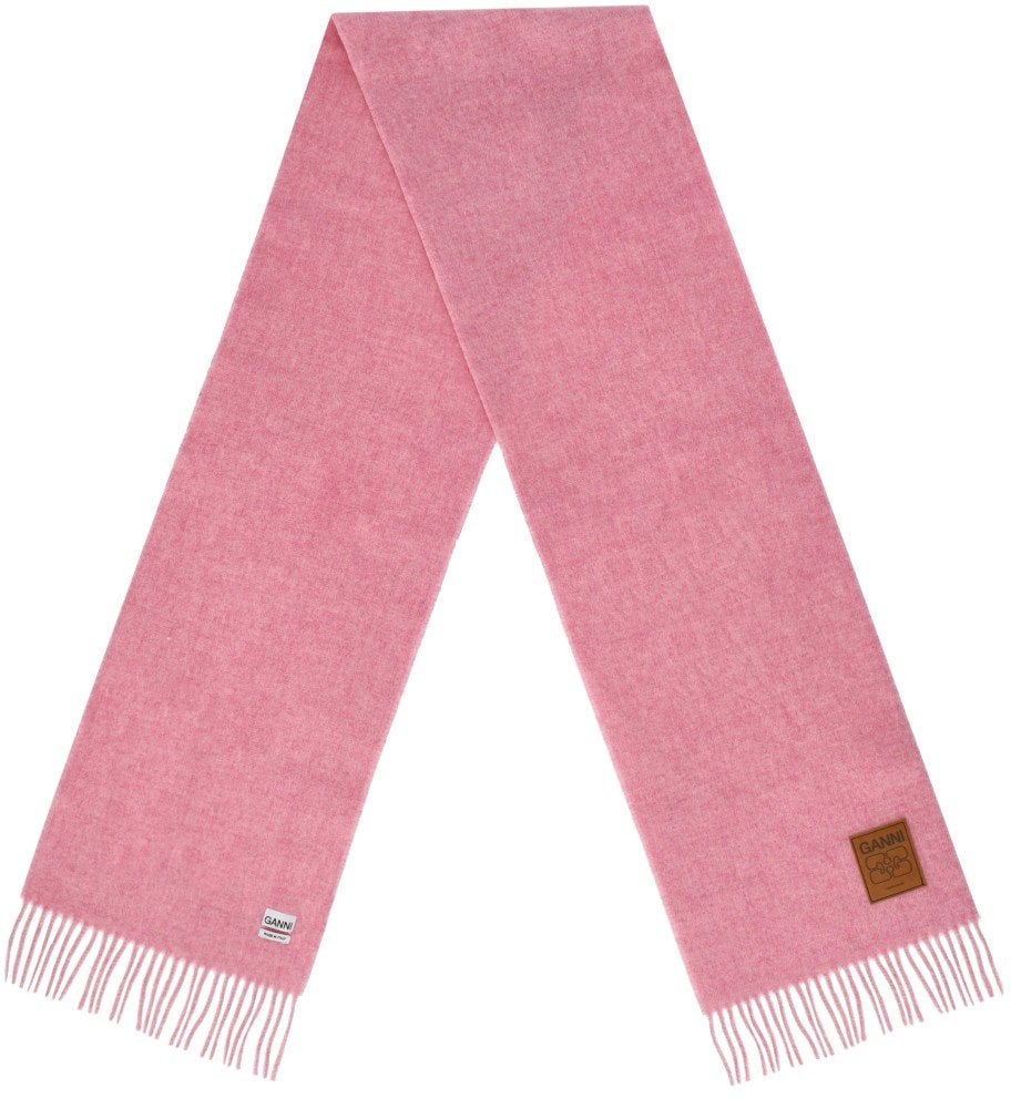 Ganni GANNI SCARF Roze