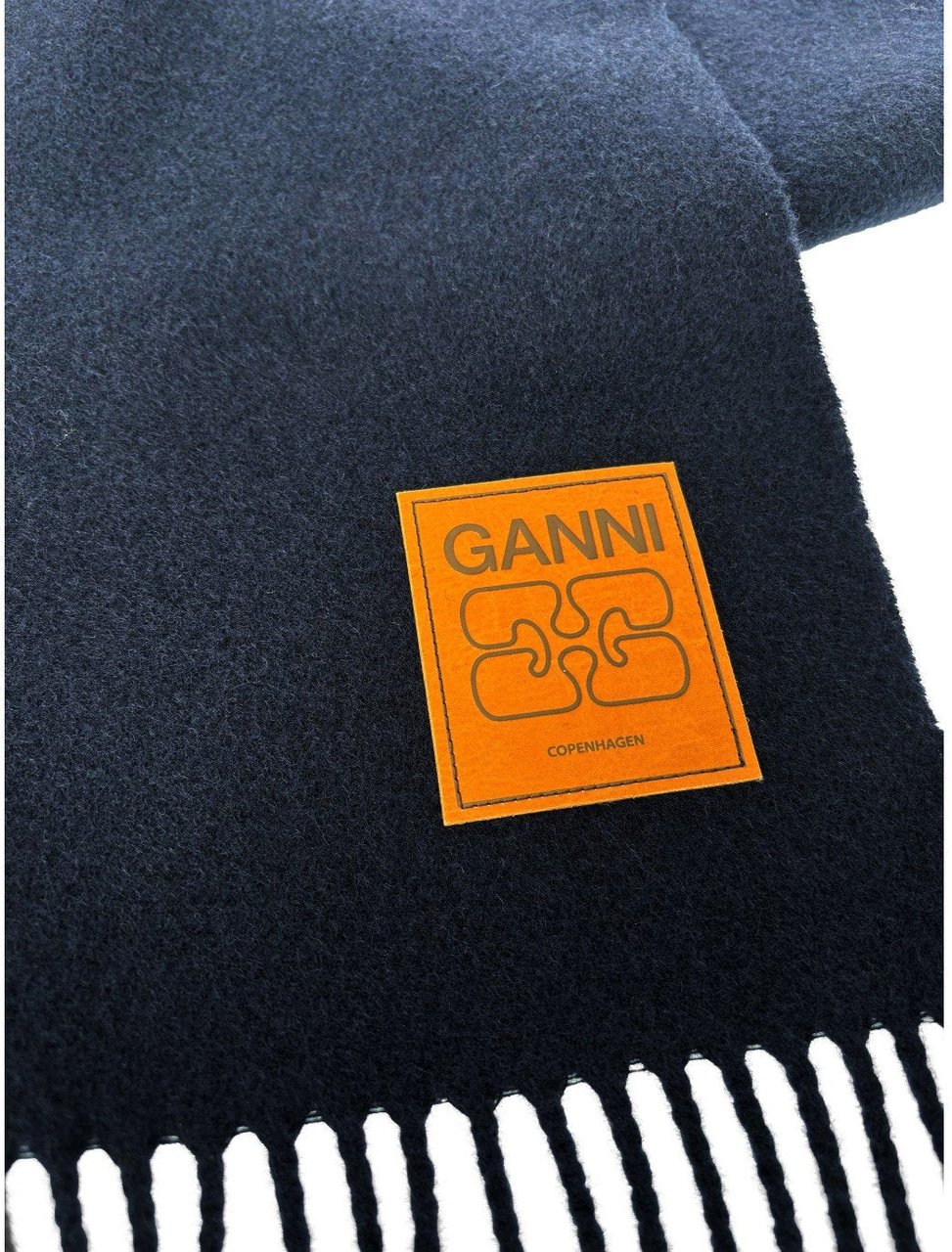 Ganni GANNI SCARF Blauw