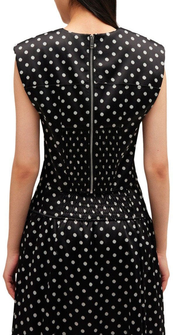 Ganni GANNI POLKA-DOT SKIRT Zwart