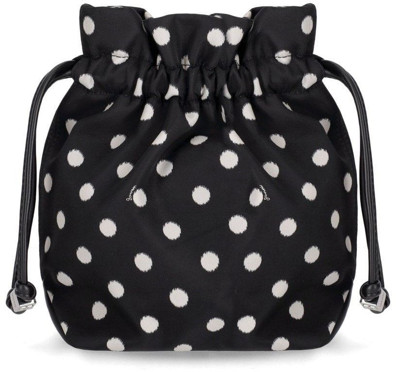 Ganni GANNI POLKA-DOT POUCH Zwart