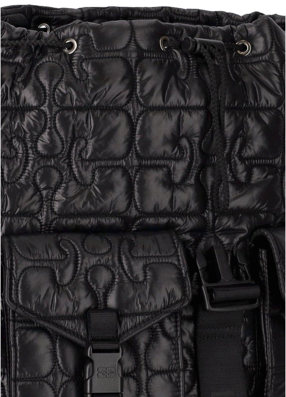 Ganni GANNI RE-TECH BACKPACK Zwart